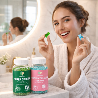 Super Greens + Biotin Collagen Keratin