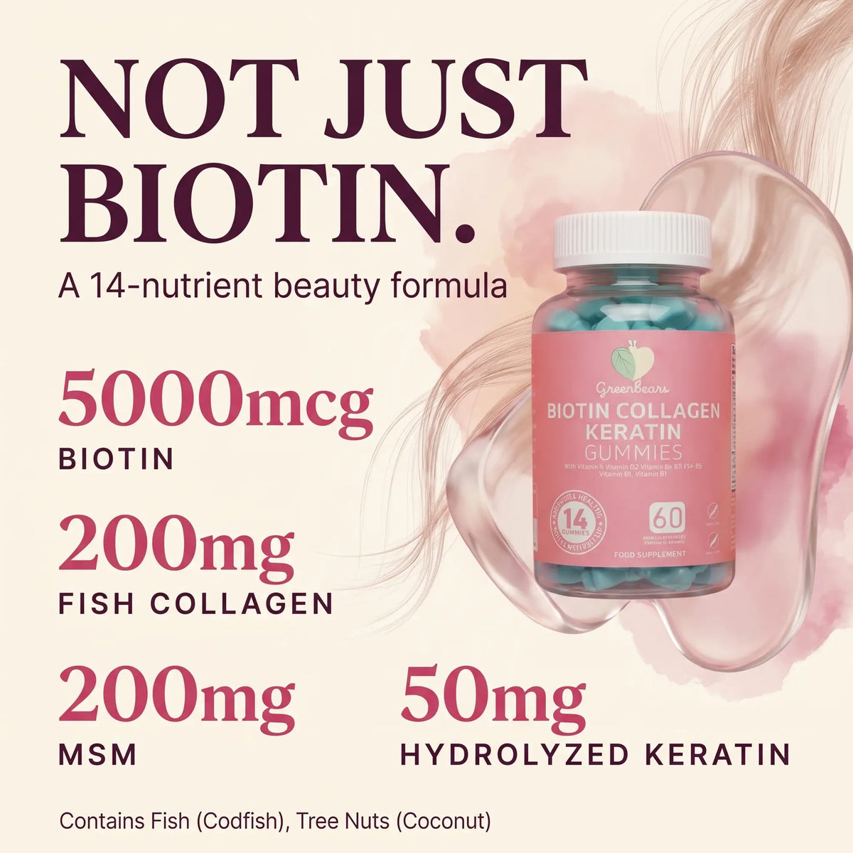 Biotin Collagen Keratin